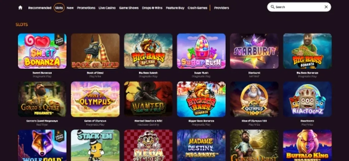 Online gambling site